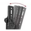Plokščiojo ekrano tvirtinimo rankena B-TECH SYSTEM X VESA 400 su pakreipimu, skirta BT8390, juoda, 70 kg talpa