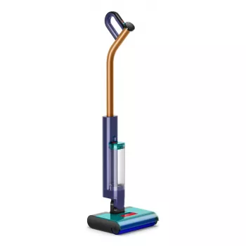 Elektrinis šluotražis Dyson Clean + Wash Hygiene – baterija, sausas ir šlapias valymas, be maišelio, 45 min veikimo laikas, Mėlyna/Varinė