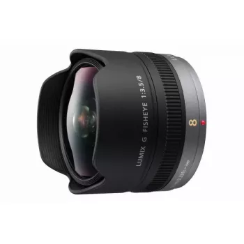 Objektyvas Panasonic H-F008E Juodas