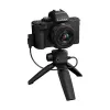 Panasonic Lumix DC-G100D juodas fotoaparato rinkinys su H-FS 12-32 objektyvu ir DMW-SHGR2 rankena