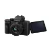 Panasonic Lumix DC-G100D juodas fotoaparato rinkinys su H-FS 12-32 objektyvu ir DMW-SHGR2 rankena