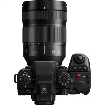 Veidrodinis fotoaparatas Panasonic Lumix DC-S1R II su 24–105 mm objektyvu, 47,3 MP pilno kadro
