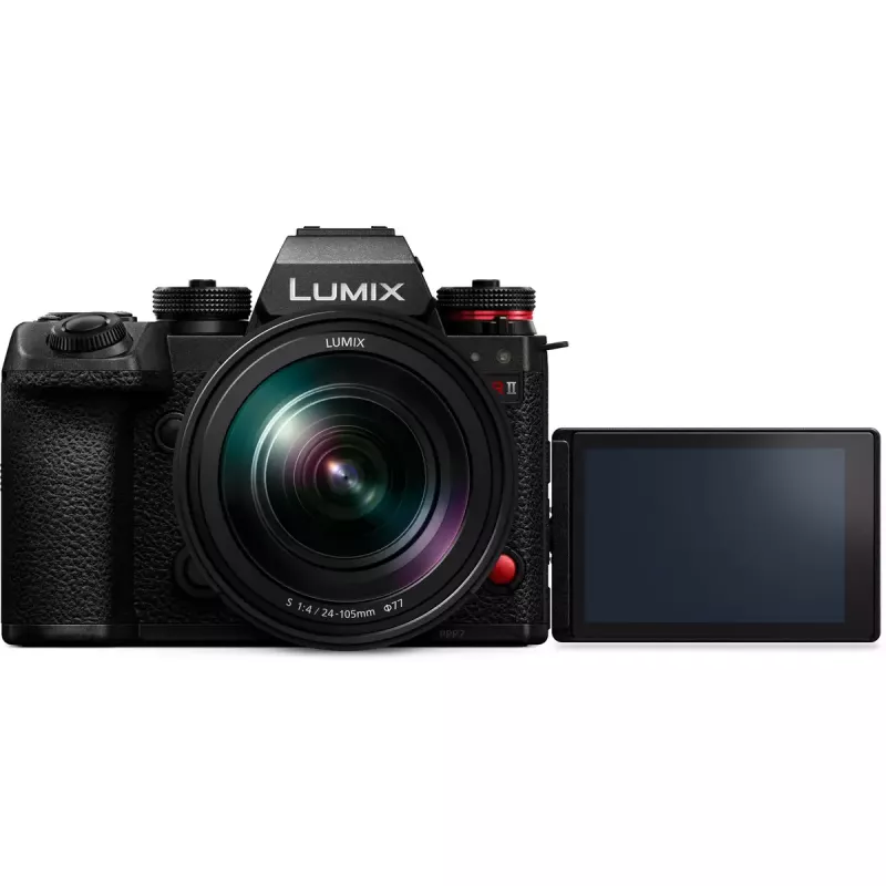 Veidrodinis fotoaparatas Panasonic Lumix DC-S1R II su 24–105 mm objektyvu, 47,3 MP pilno kadro