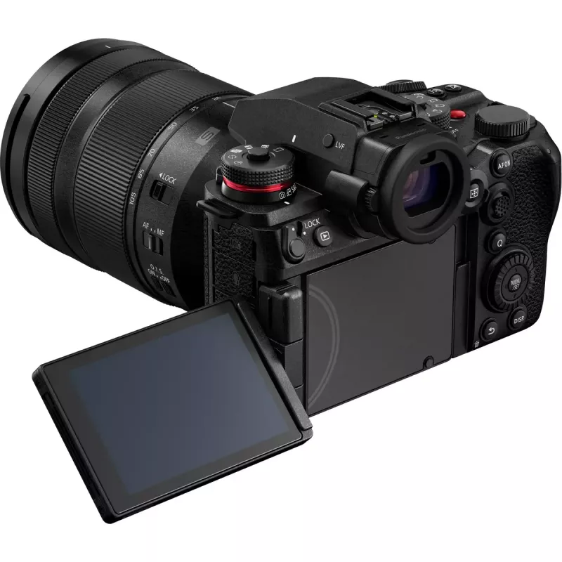 Veidrodinis fotoaparatas Panasonic Lumix DC-S1R II su 24–105 mm objektyvu, 47,3 MP pilno kadro