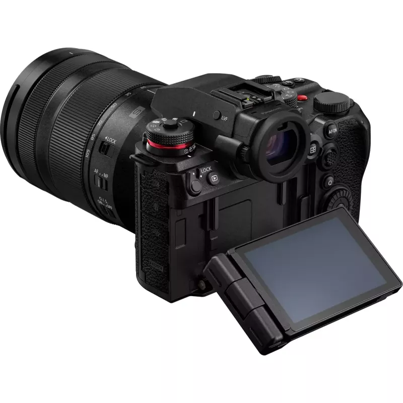 Veidrodinis fotoaparatas Panasonic Lumix DC-S1R II su 24–105 mm objektyvu, 47,3 MP pilno kadro