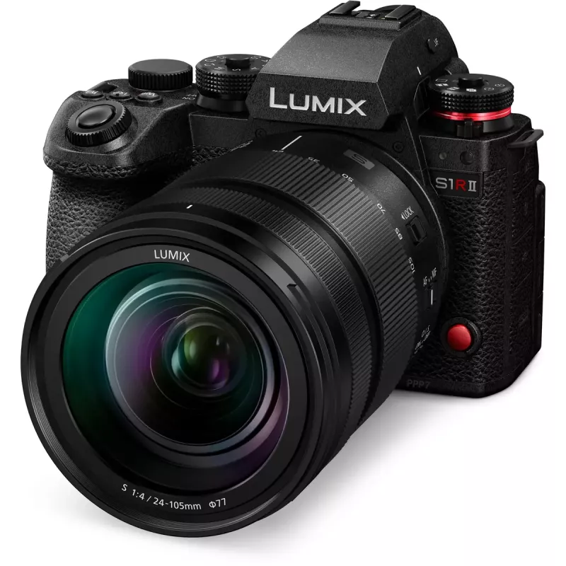 Veidrodinis fotoaparatas Panasonic Lumix DC-S1R II su 24–105 mm objektyvu, 47,3 MP pilno kadro
