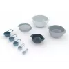 Virtuvės rinkinys Joseph Joseph Nest Stackable mėlynai pilkas 4.5L dubuo 1.65L sietelis