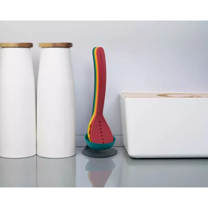 Virtuvinių įrankių rinkinys Joseph Joseph 10124 Nest™ Utensils Plus 5 vnt., įvairiaspalvis, atsparus karščiui iki 200°C