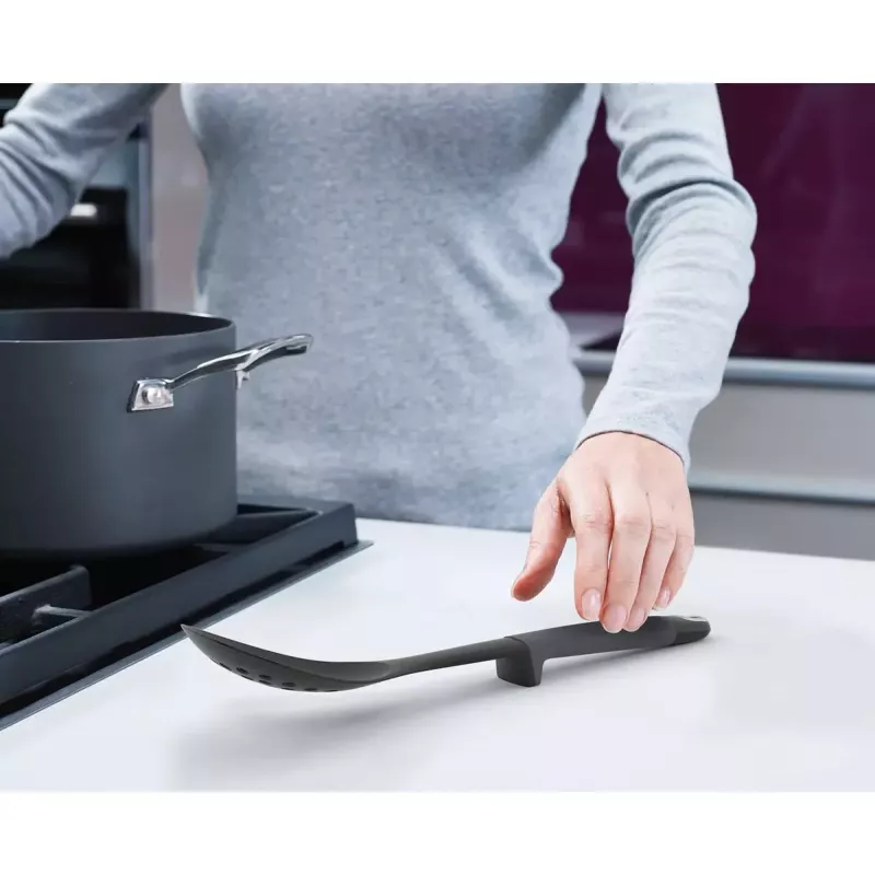 Joseph Joseph Elevate 6 dalių pilkas virtuvės įrankių rinkinys su karščiui atspariais silikoniniais antgaliais iki 270°C