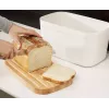 Dėžutė duonai Joseph Joseph Bread Box stačiakampė balta