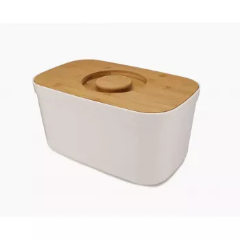 Dėžutė duonai Joseph Joseph Bread Box stačiakampė balta
