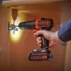 Gręžtuvas sūkio ir smūginis Black & Decker BDCHD18K-QW 1400 RPM, 1.5 Ah, juoda, oranžinė