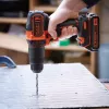 Gręžtuvas sūkio ir smūginis Black & Decker BDCHD18K-QW 1400 RPM, 1.5 Ah, juoda, oranžinė
