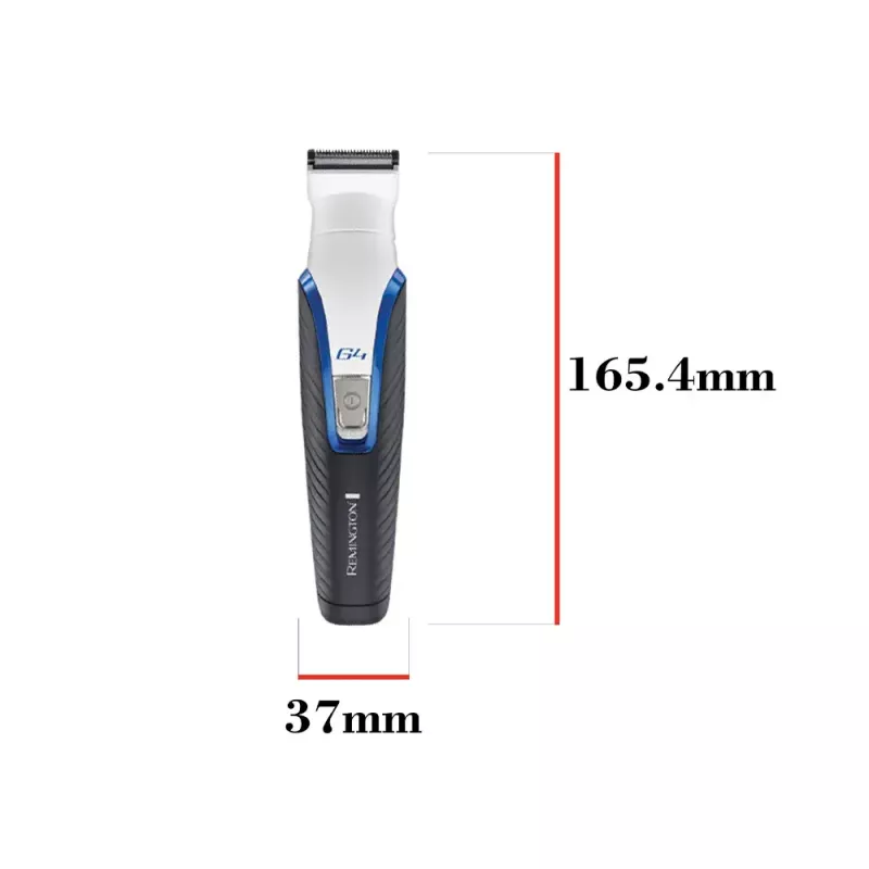 Remington G4 Graphite Series daugiafunkcinis kirpimo rinkinys juoda balta mėlyna 0,2 mm