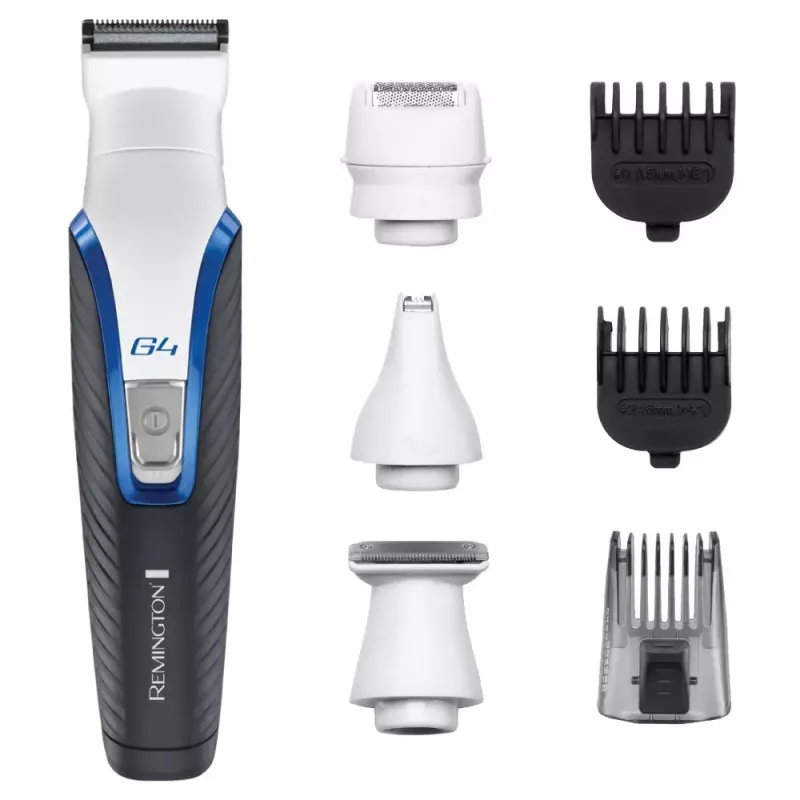 Remington G4 Graphite Series daugiafunkcinis kirpimo rinkinys juoda balta mėlyna 0,2 mm