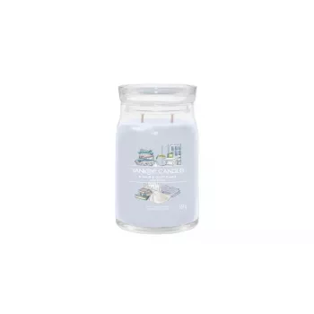 Yankee Candle A Calm & Quiet Place Floral pilka žvakė stiklainyje 1 vnt 157mm 567g