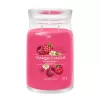 Žvakė vaškinė Yankee Candle Cylinder Raspberry Crimson – aukštis 157 mm, skersmuo 93 mm, svoris 567 g, 1 vnt.