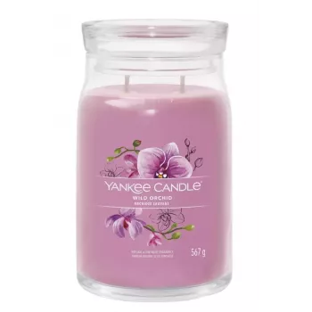 Yankee Candle Wild Orchid vaškinė žvakė 157 mm aukštis 93 mm plotis