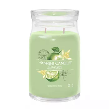 Yankee Candle Signature Lime Vanilla Green žvakė 1 vnt 157mm 9,3cm 567g