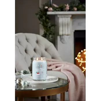 Vaškinė žvakė Yankee Candle North Pole Hideaway Mėlyna 157mm 567g