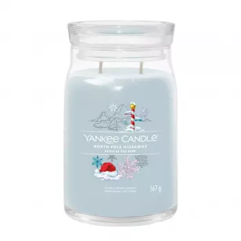 Vaškinė žvakė Yankee Candle North Pole Hideaway Mėlyna 157mm 567g