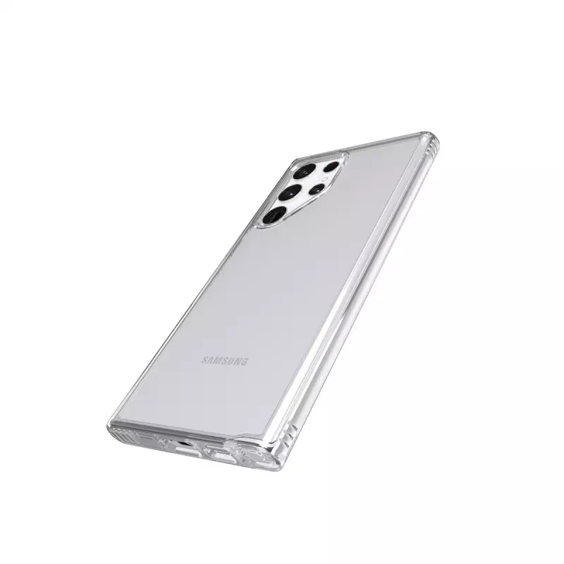 Tech21 Evo Clear dėklas Samsung Galaxy S22 Ultra permatomas 15,5 cm