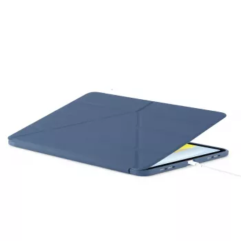 Dėklas su atlenkiamu dangteliu PIPETTO P052-51-V iPad 10th Gen (10,9 colio) – mikropluoštas ir TPU, 5 stovo padėtys