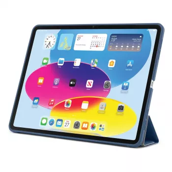 Dėklas su atlenkiamu dangteliu PIPETTO P052-51-V iPad 10th Gen (10,9 colio) – mikropluoštas ir TPU, 5 stovo padėtys