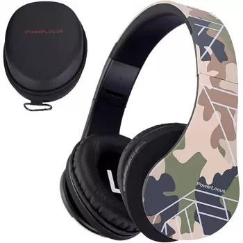 Ausinės PowerLocus P2 Kids Headphones kamufliažinės
