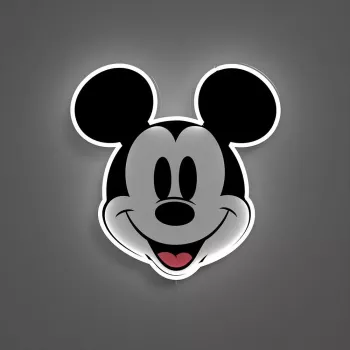 Figūrėlė Mickey Mouse Yellowpop Disney atspausdintas veidas – kolekcinė personažo figūrėlė