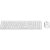 Logitech MK950 Signature Slim klaviatūros ir pelės rinkinys, belaidis RF + Bluetooth, QWERTY danų, suomių, norvegų, švedų, balta