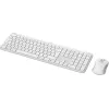 Logitech MK950 Signature Slim klaviatūros ir pelės rinkinys, belaidis RF + Bluetooth, QWERTY danų, suomių, norvegų, švedų, balta
