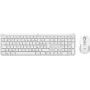 Logitech MK950 Signature Slim klaviatūros ir pelės rinkinys, belaidis RF + Bluetooth, QWERTY danų, suomių, norvegų, švedų, balta