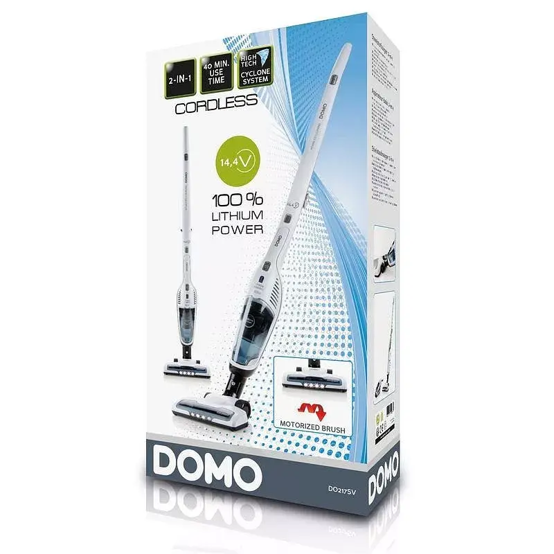 2-in-1 lazdelinis dulkių siurblys Domo DO217SV