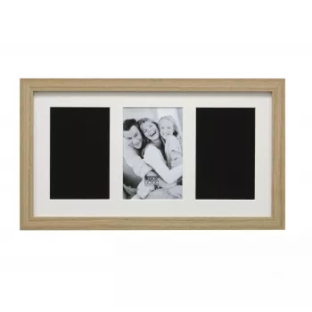 Kelių nuotraukų rėmelis Deknudt S66KB3 Wood 490x260 mm