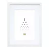 Vieno paveikslo rėmelis Deknudt S66KF1 P1 Baltas MDF Stiklas Medis 30x40
