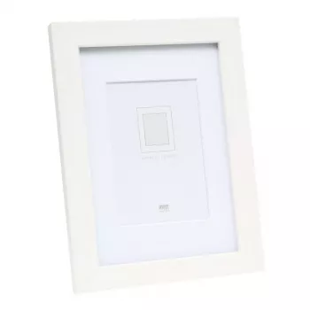Vieno paveikslo rėmelis Deknudt S66KF1 P1 Baltas MDF Stiklas Medis 30x40