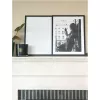 Vieno paveikslėlio rėmelis Deknudt S44CF2 juodas 30x45 stiklas MDF