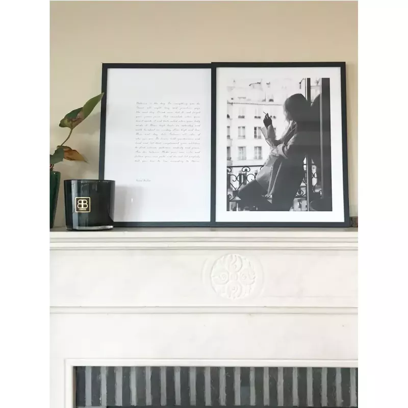 Vieno paveikslėlio rėmelis Deknudt S44CF2 juodas 30x45 stiklas MDF