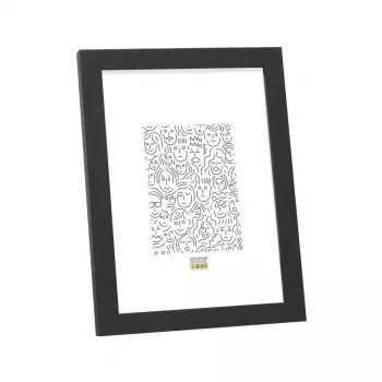 Vieno paveikslėlio rėmelis Deknudt S44CF2 juodas 30x45 stiklas MDF