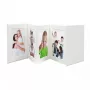 Fotoalbumas Deknudt Leporello Baltas 8 lapai 10 x 15 cm