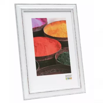 Vienas paveikslėlių rėmelis Deknudt S221H3 juodas baltas medinis 180x230 mm