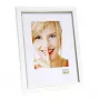 Vienviečiai nuotraukų rėmeliai Deknudt S46AF1 sidabriniai balti MDF plastikas 220×320 mm (6 vnt.)