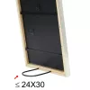 Vienvietis nuotraukų rėmelis Deknudt S41JD1 sidabrinis 311x434 mm