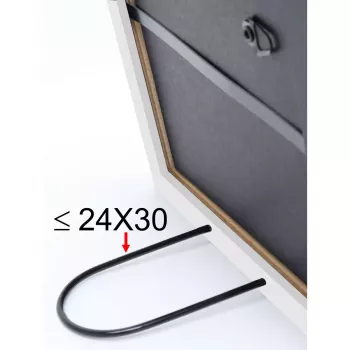 Vieno nuotraukos rėmelis Deknudt S41JL1 Baltas medinis 311x434 mm