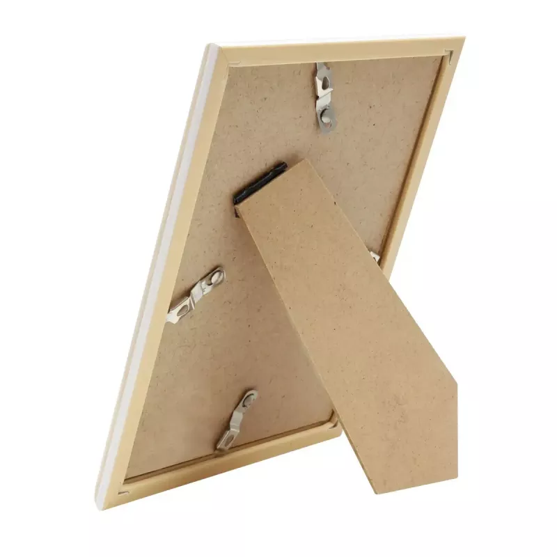 Vieno paveikslėlio rėmelis Deknudt S46WG3 P1 Natūrali balta 221x221 mm