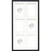 Dvigubas paspartu Deknudt nuotraukoms 6×10 ir 15×10 cm – juodas S65KK2