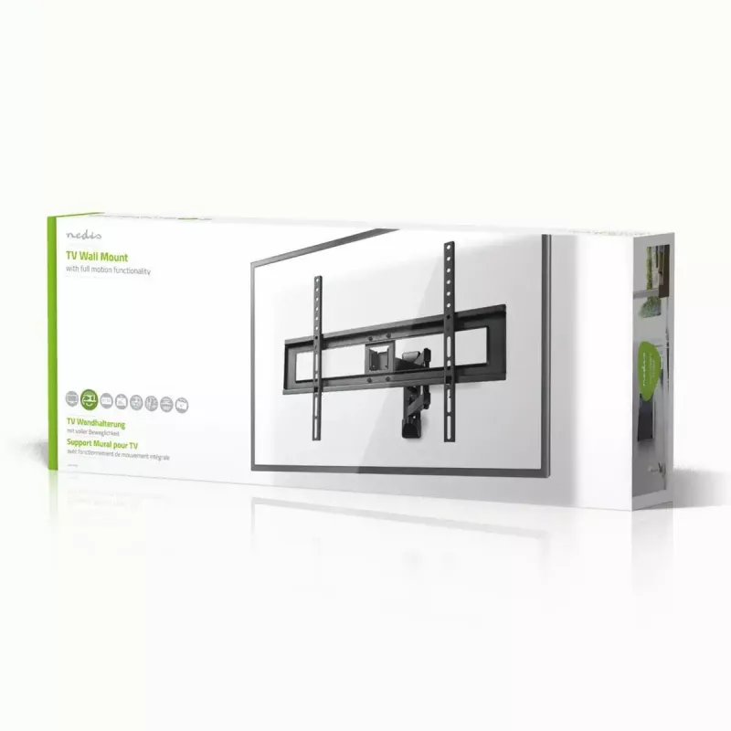 Grindinis TV stovas Nedis TVWM1550BK, 94–177,8 cm (37–70 col.), VESA 600x400, 25 kg, juodas