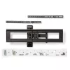 Grindinis TV stovas Nedis TVWM1550BK, 94–177,8 cm (37–70 col.), VESA 600x400, 25 kg, juodas