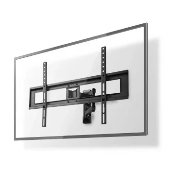 Grindinis TV stovas Nedis TVWM1550BK, 94–177,8 cm (37–70 col.), VESA 600x400, 25 kg, juodas